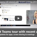 What’s New in Microsoft Teams for 2018?