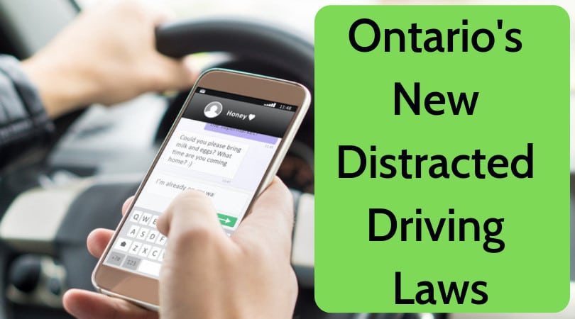 Ontario's New Distracted Driving Laws