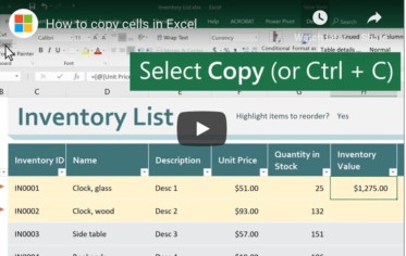 Microsoft Excel Tip: How To Copy Cells In Microsoft Excel