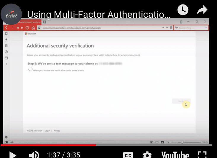 Multi-Factor Authentication & Other Security Services For Office 365