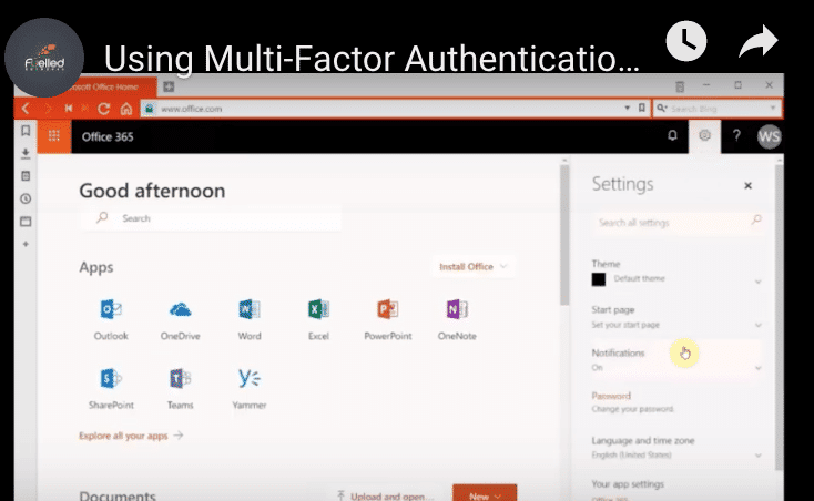 Multi-Factor Authentication & Other Security Services For Office 365